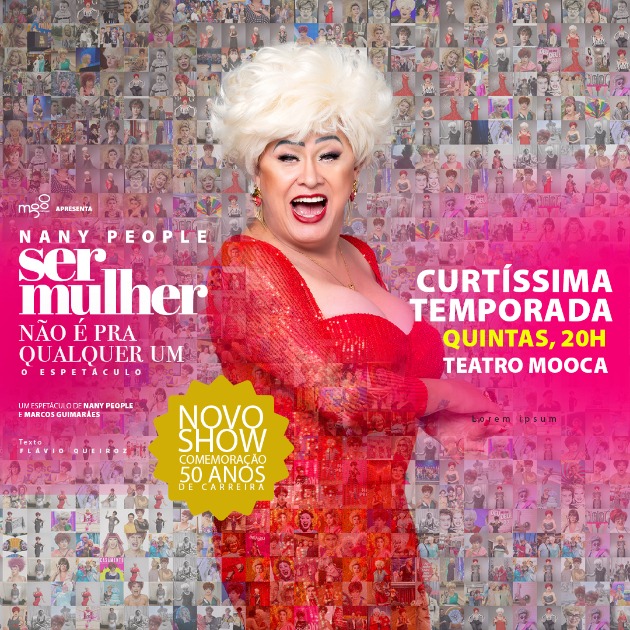 Nany People reestreia em janeiro, no Teatro Mooca, peça que comemora seus 60 anos